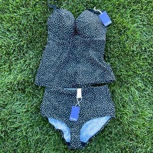 New Flirtelle Miami coast padded tankini & bottom.